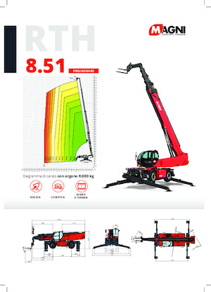 Телескопични товарачи с горна конструкция MAGNI RTH 8.51