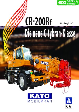 Кранове за груби терени Kato CR 200 Rf