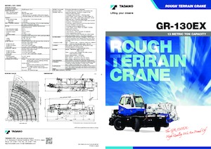Кранове за груби терени Tadano GR-130EX