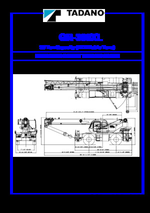 Кранове за груби терени Tadano GR-300XL