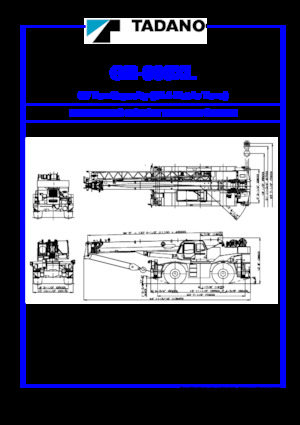 Кранове за груби терени Tadano GR-600XL