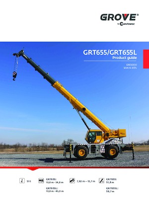 Кранове за груби терени Grove GRT655