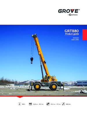 Кранове за груби терени Grove GRT880 
