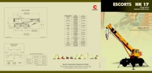 Кранове за груби терени Escorts HK 17