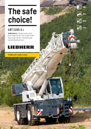 Кранове за груби терени Liebherr LRT 1100-2.1
