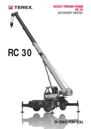 Кранове за груби терени Terex Bendini RC 30 (4x4x4)