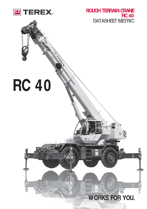 Кранове за груби терени Terex Bendini RC 40 (4x4x4)