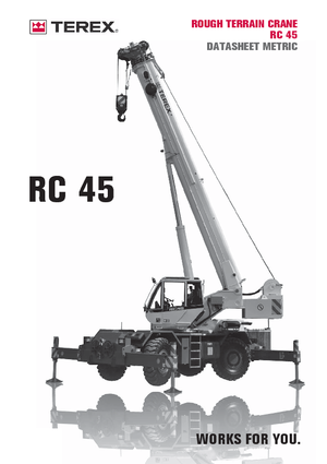Кранове за груби терени Terex Bendini RC 45 (4x4x4)