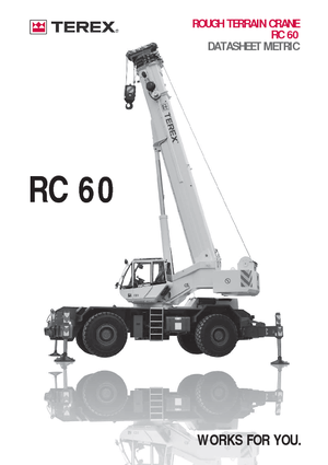 Кранове за груби терени Terex Bendini RC 60  (4x4x4)