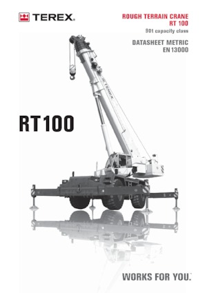Кранове за груби терени TEREX CRANES RT 100