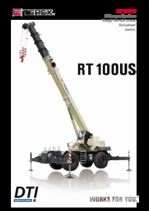 Кранове за груби терени TEREX CRANES RT 100US