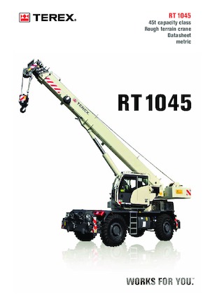 Кранове за груби терени TEREX CRANES RT 1045