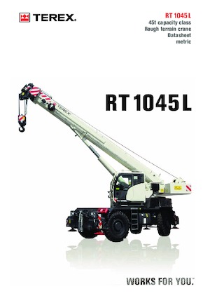 Кранове за груби терени TEREX CRANES RT 1045L