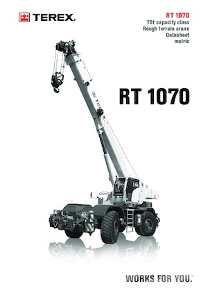 Кранове за груби терени TEREX CRANES RT 1070