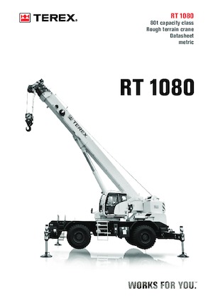 Кранове за груби терени TEREX CRANES RT 1080
