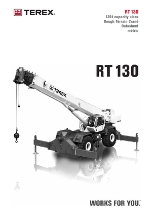 Кранове за груби терени Terex Bendini RT 130