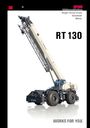 Кранове за груби терени TEREX CRANES RT 130