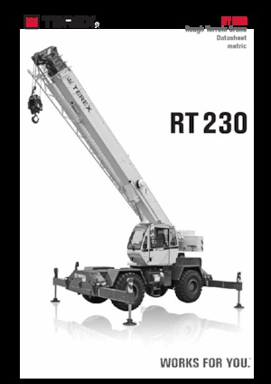 Кранове за груби терени TEREX CRANES RT 230