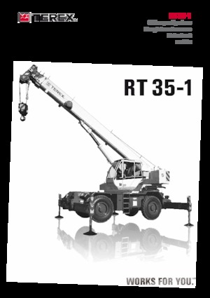 Кранове за груби терени TEREX CRANES RT 35-1