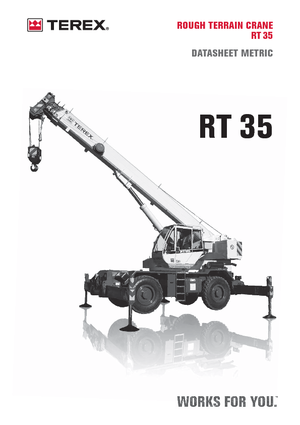 Кранове за груби терени Terex Bendini RT 35