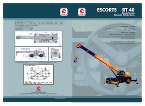 Кранове за груби терени Escorts RT-40