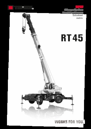Кранове за груби терени TEREX CRANES RT 45