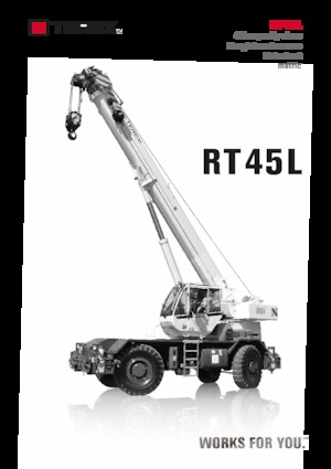 Кранове за груби терени TEREX CRANES RT 45L