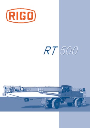 Кранове за груби терени RIGO RT 500