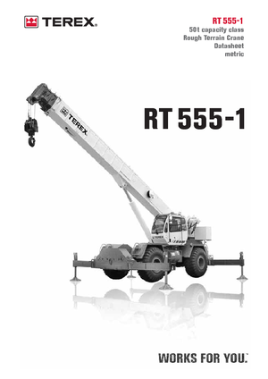 Кранове за груби терени Terex Bendini RT 555-1