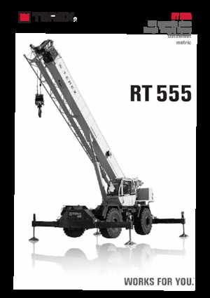 Кранове за груби терени TEREX CRANES RT 555