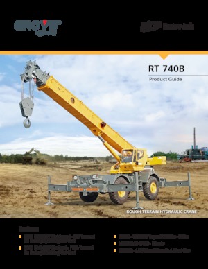 Кранове за груби терени Til RT 740B