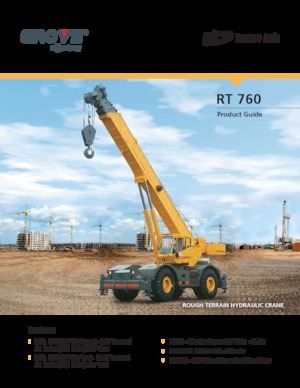 Кранове за груби терени Til RT 760