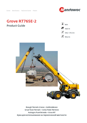 Кранове за груби терени Grove RT765E-2
