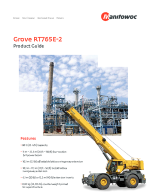 Кранове за груби терени Grove RT765E-2
