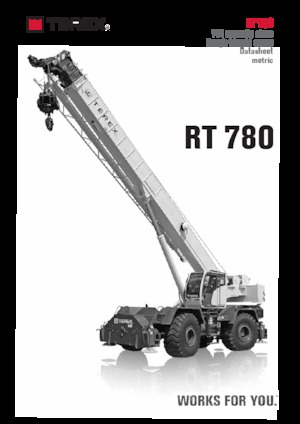 Кранове за груби терени TEREX CRANES RT 780