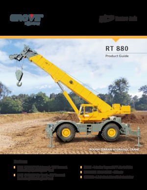 Кранове за груби терени Til RT 880