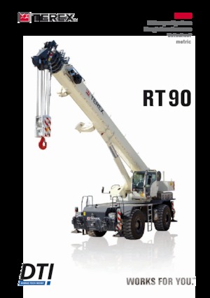 Кранове за груби терени TEREX CRANES RT 90
