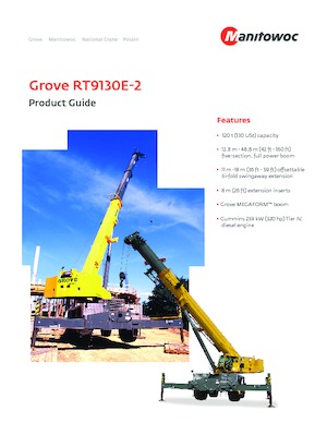 Кранове за груби терени Grove RT9130E-2
