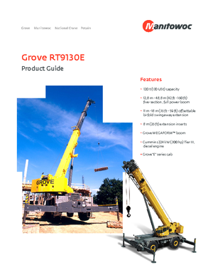 Кранове за груби терени Grove RT 9130 E (4x4x4)