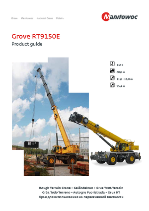 Кранове за груби терени Grove RT9150E