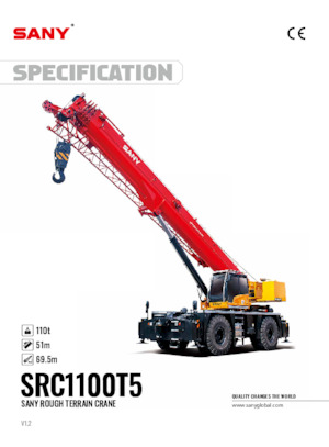 Кранове за груби терени Sany SRC1100T5
