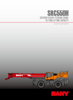 Кранове за груби терени Sany SRC550H