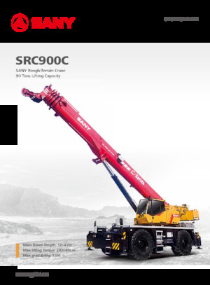 Кранове за груби терени Sany SRC900C
