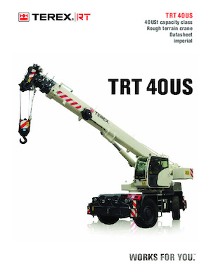 Кранове за груби терени TEREX CRANES TRT 40US