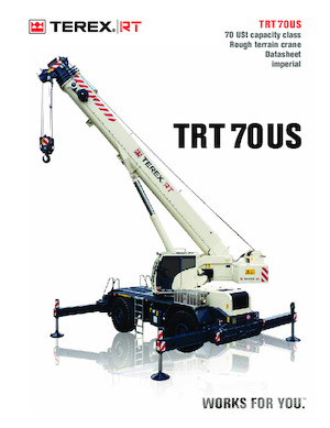 Кранове за груби терени TEREX CRANES TRT 70US
