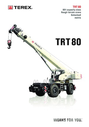 Кранове за груби терени TEREX CRANES TRT 80