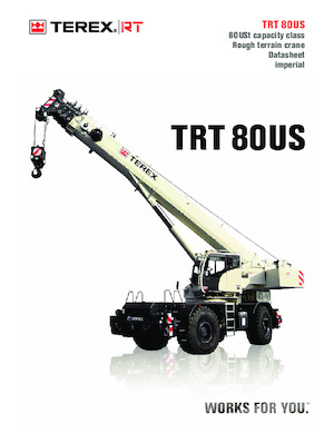 Кранове за груби терени TEREX CRANES TRT 80US
