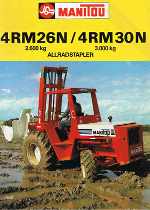 Високоповдигачи с висока проходимост Manitou 4 RM 30 N