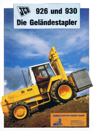 Високоповдигачи с висока проходимост JCB 926-2