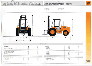Високоповдигачи с висока проходимост JCB 930-4